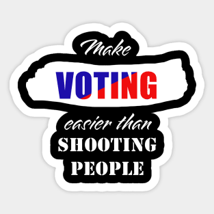 Voting Easier than ... Sticker